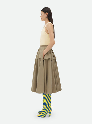 Compact Cotton Skirt