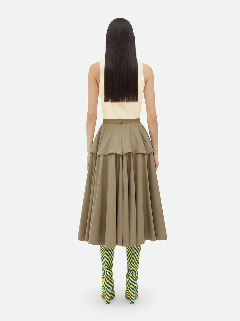 Compact Cotton Skirt