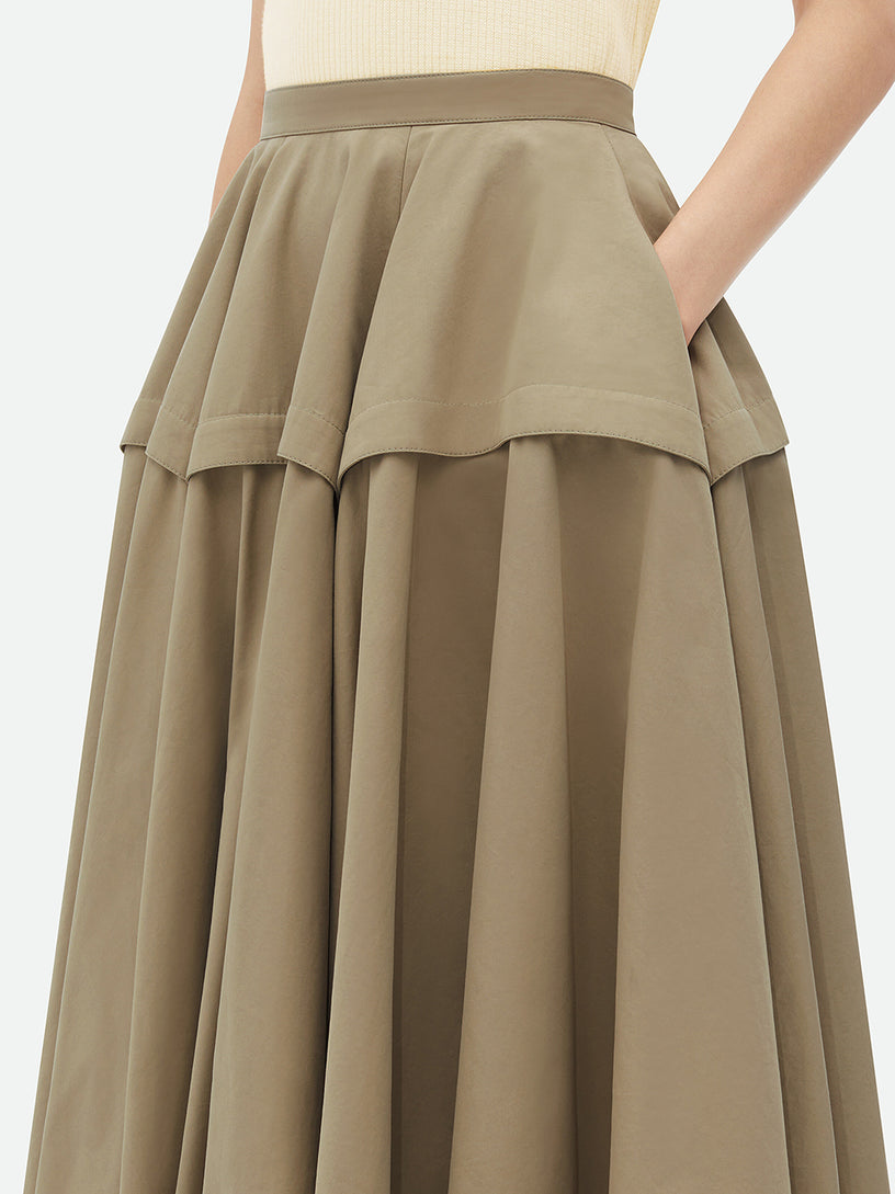 Compact Cotton Skirt