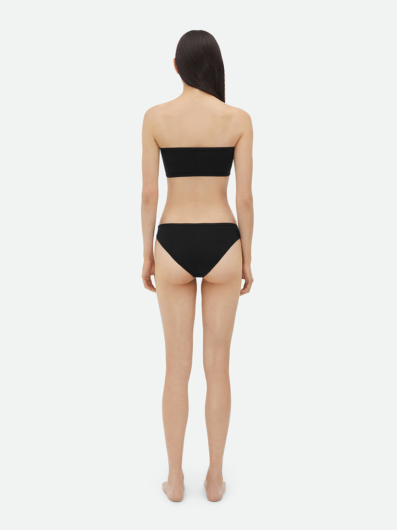 Stretch Nylon Bikini With Knot Ring
