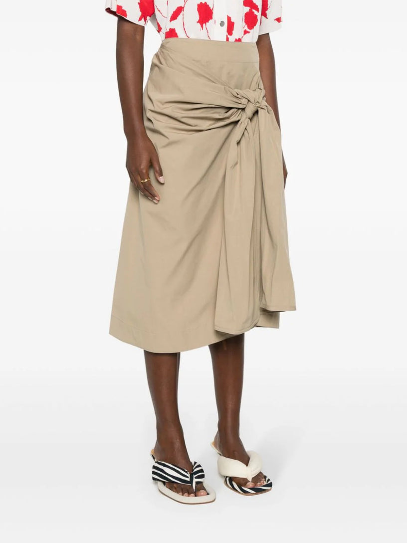 Skirt with draping