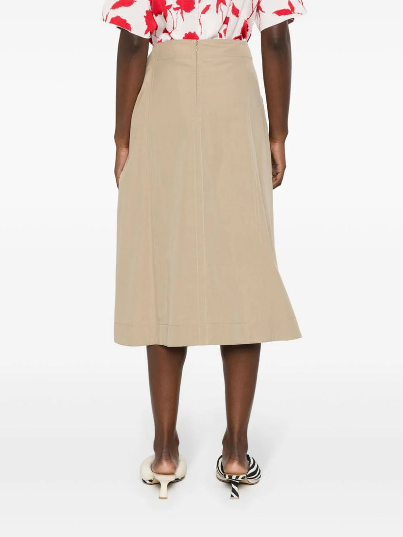 Skirt with draping