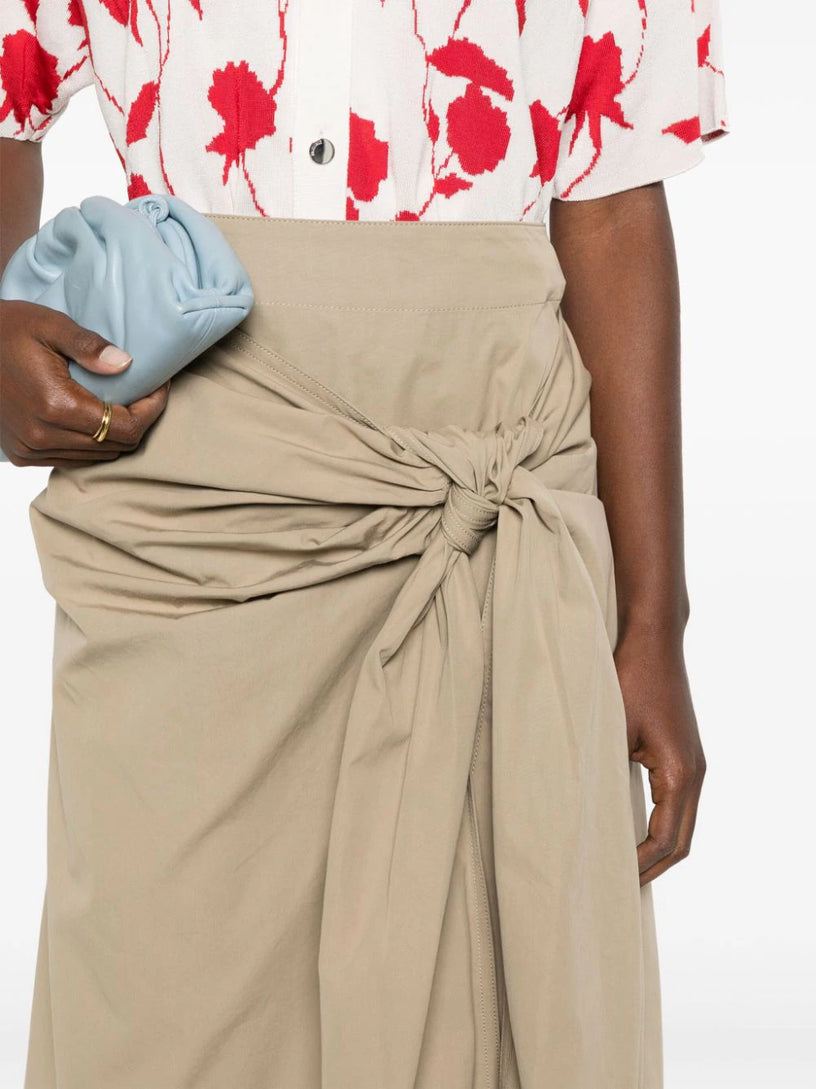 Skirt with draping