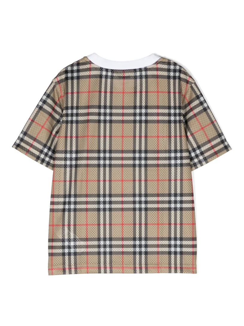 T-shirt with check