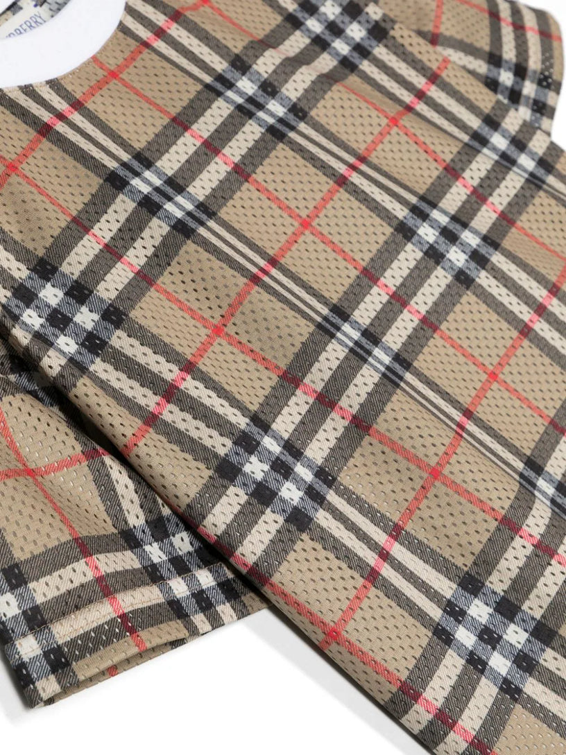 T-shirt with check