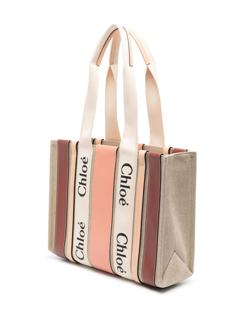 Medium Woody tote bag Chloé Multicolor | Grifo210