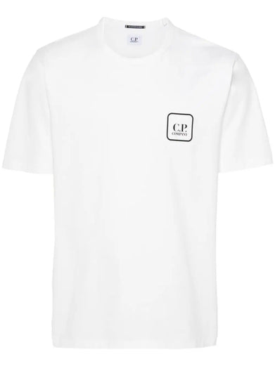 Metropolis Series Mercerized Jersey Logo Graphic T-shirt
