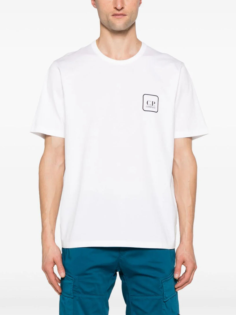 Metropolis Series Mercerized Jersey Logo Graphic T-shirt