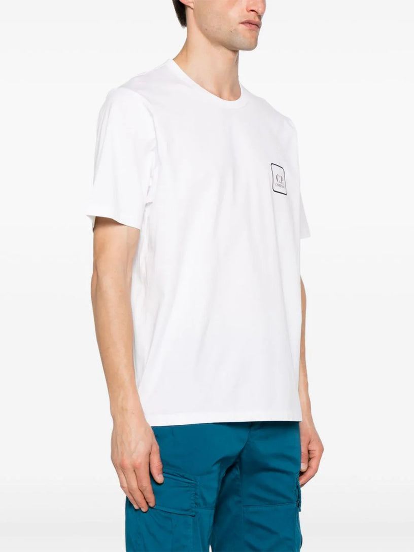 Metropolis Series Mercerized Jersey Logo Graphic T-shirt