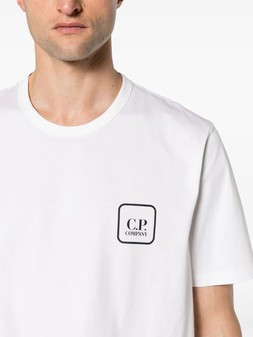 Metropolis Series Mercerized Jersey Logo Graphic T-shirt