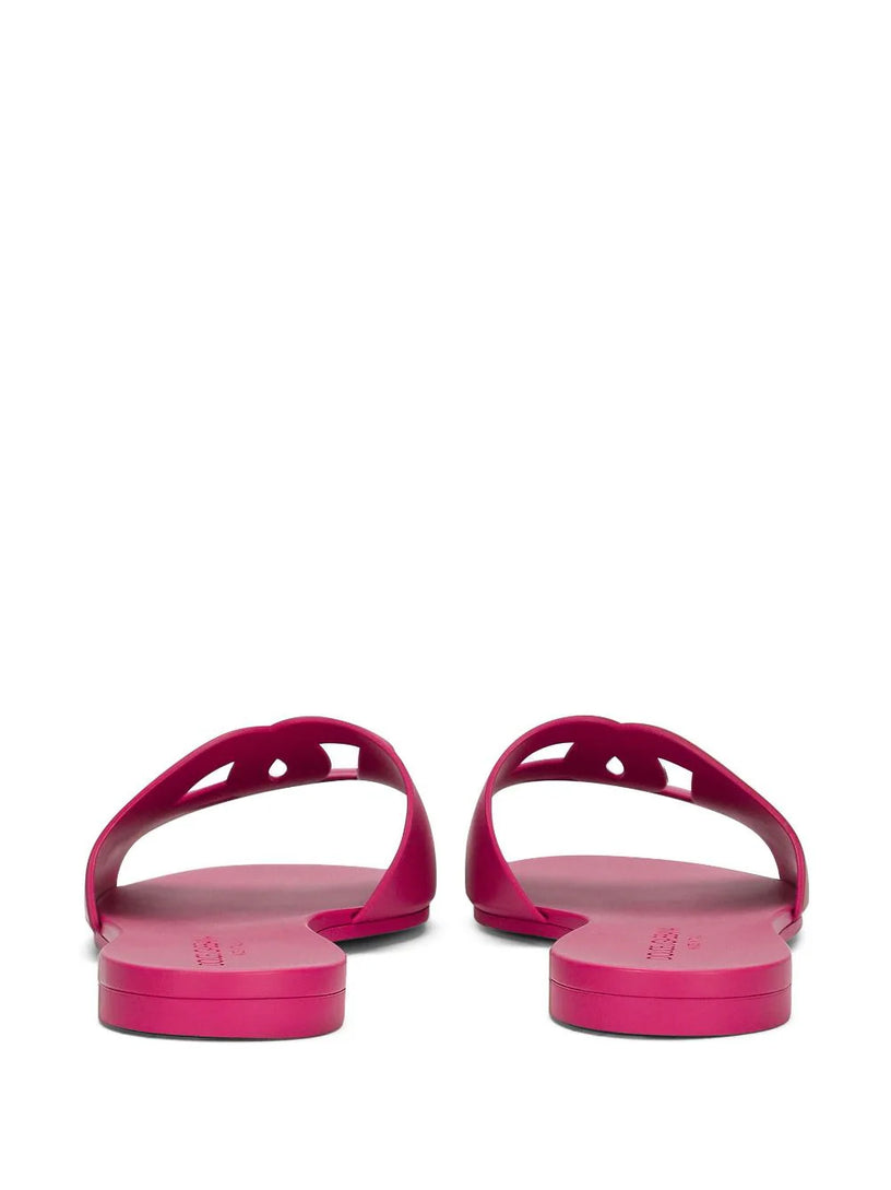 Rubber beachwear sliders