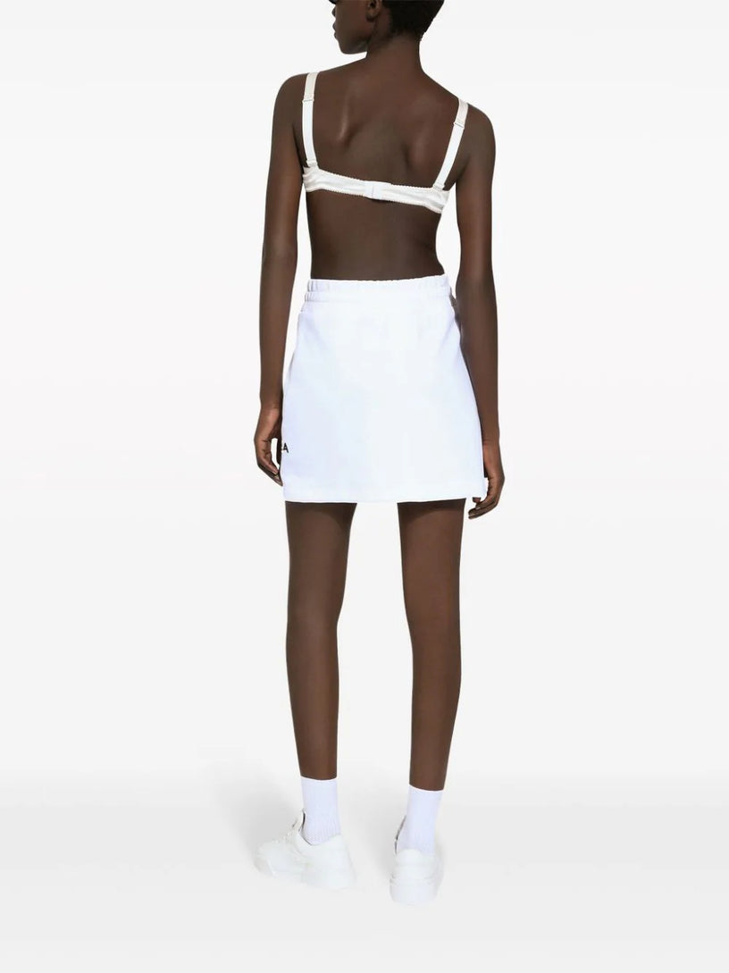 Jersey Miniskirt with DG logo patch
