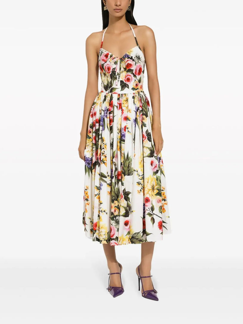 Dress with Garden print