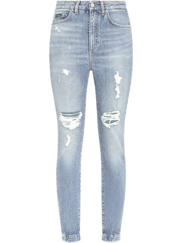 Audrey distressed skinny jeans