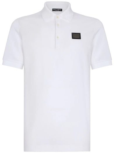 Piqué Polo-Shirt with Branded Tag