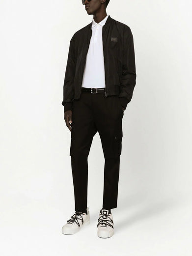 Piqué Polo-Shirt with Branded Tag
