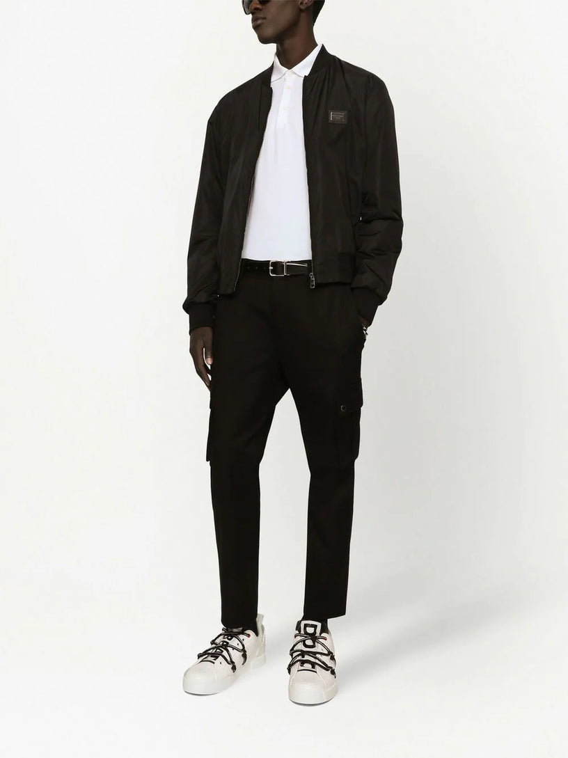Piqué Polo-Shirt with Branded Tag