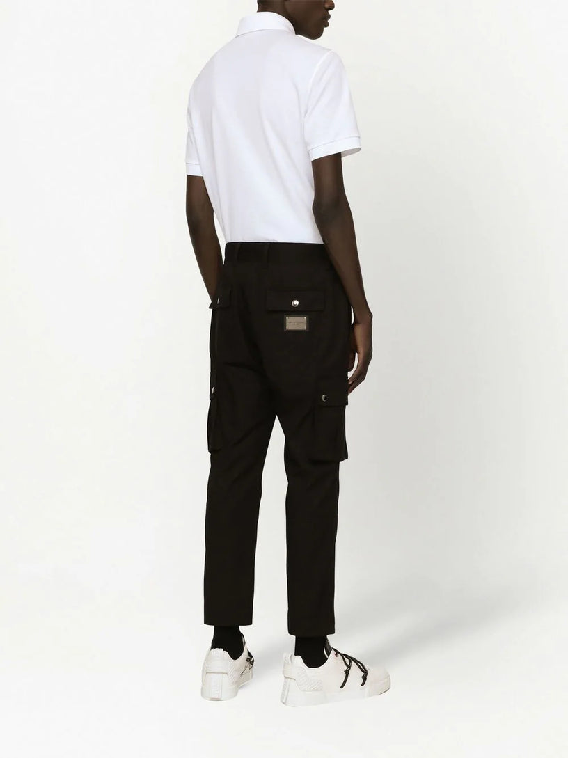 Piqué Polo-Shirt with Branded Tag