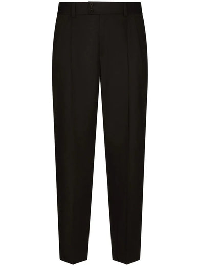 Tailored cotton trousers