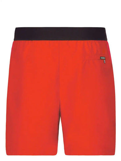Mid-length light nylon swim trunks with Dolce & Gabbana logo