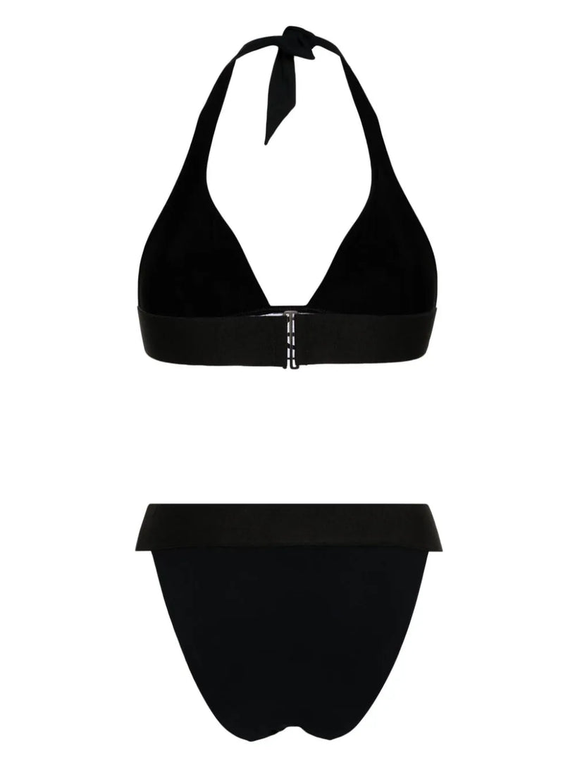 Logo-band bikini