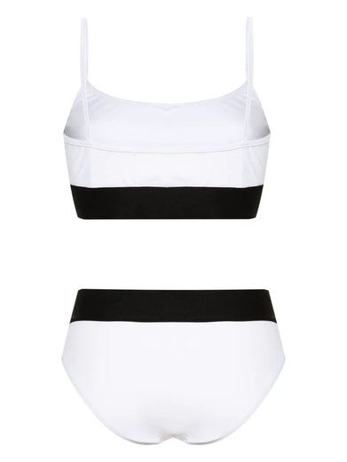 Logo-band bralette bikini