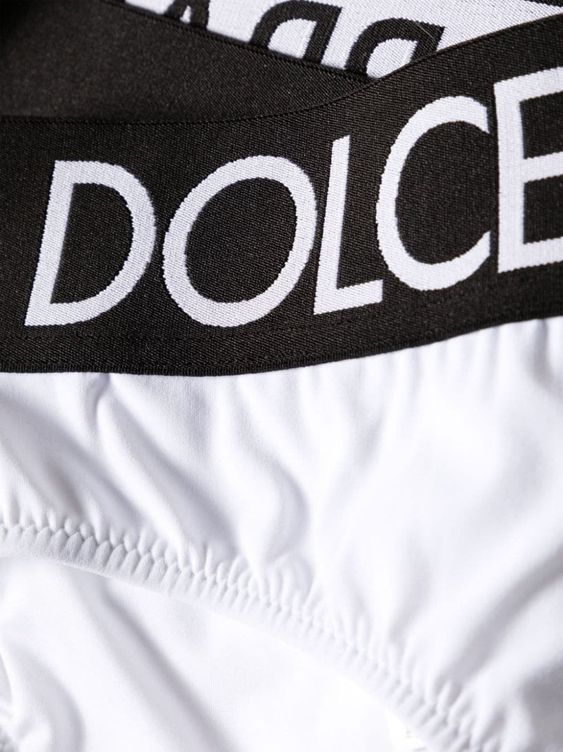 Logo-band bralette bikini