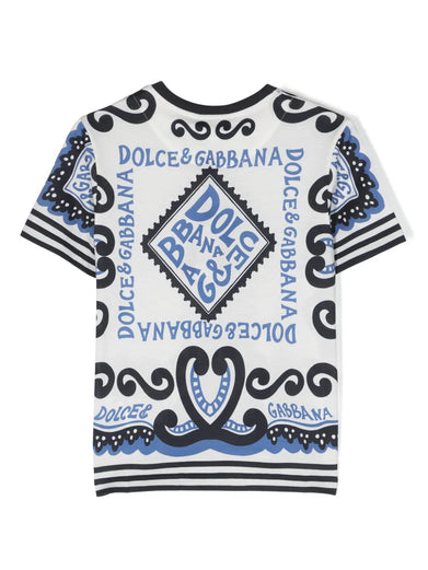 Marina-print T-shirt
