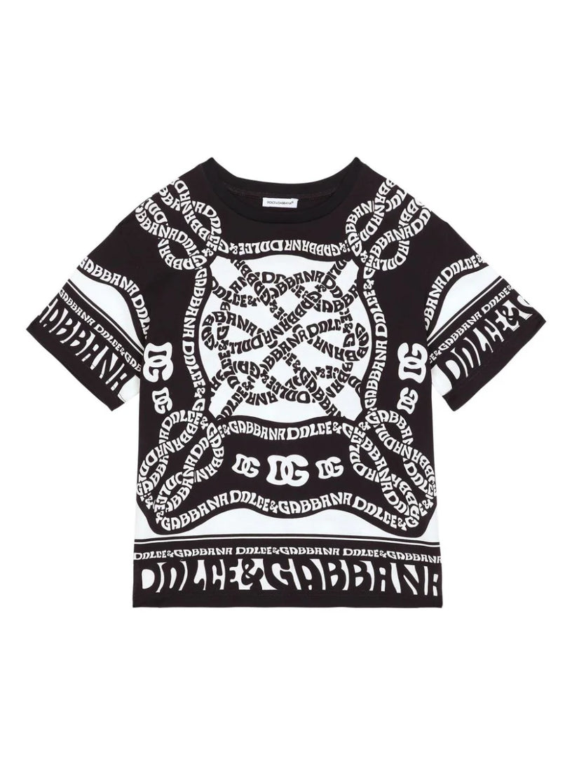 Marina-print T-shirt