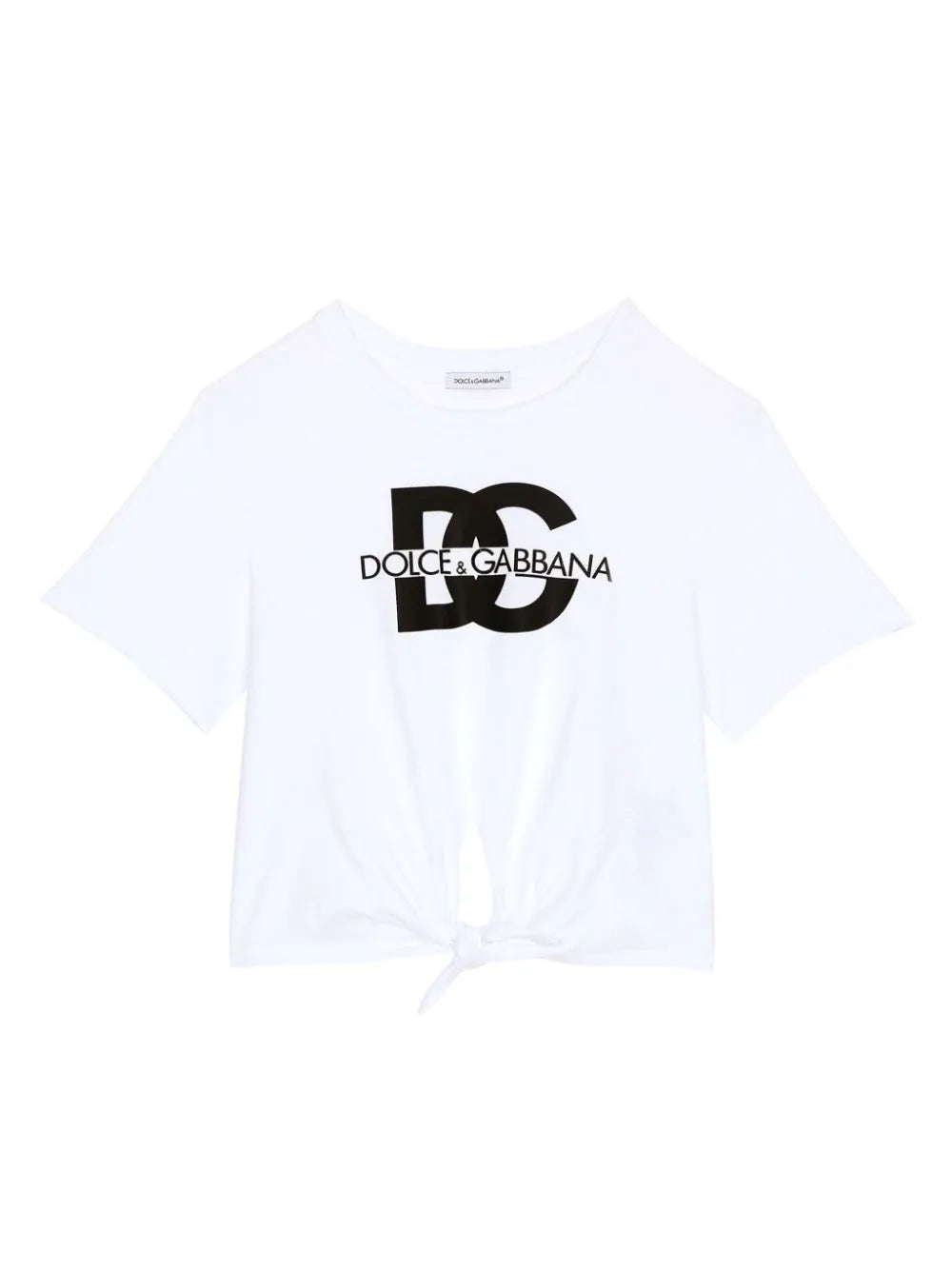 Cotton jersey T-shirt with DG logo print