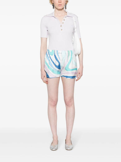 Marmo-print Shorts