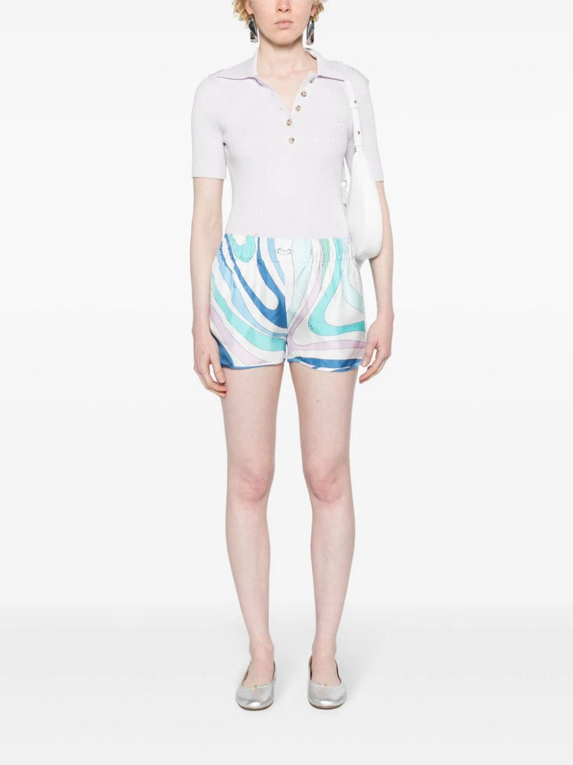 Marmo-print Shorts