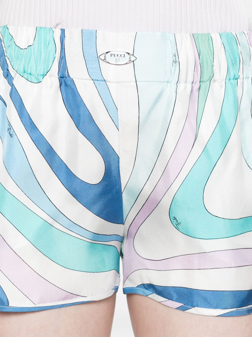 Marmo-print Shorts