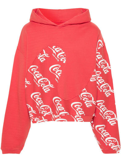 Hoodie with Coca Cola print