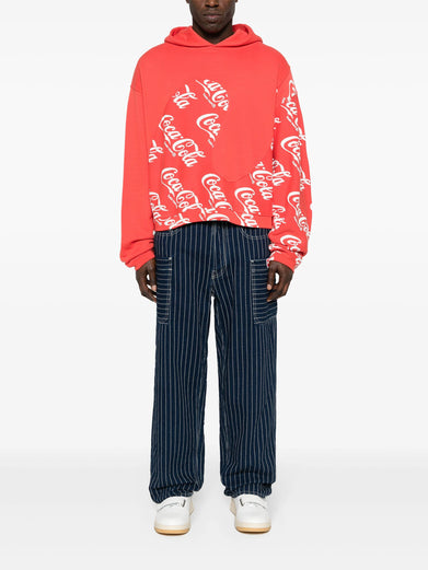 Hoodie with Coca Cola print