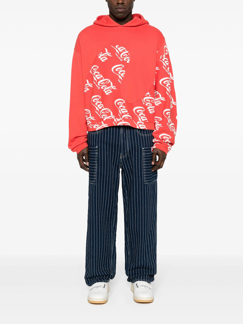 Hoodie with Coca Cola print