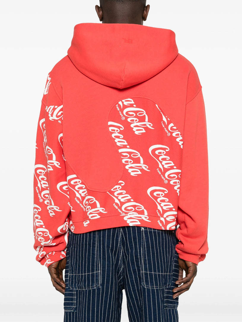 Hoodie with Coca Cola print