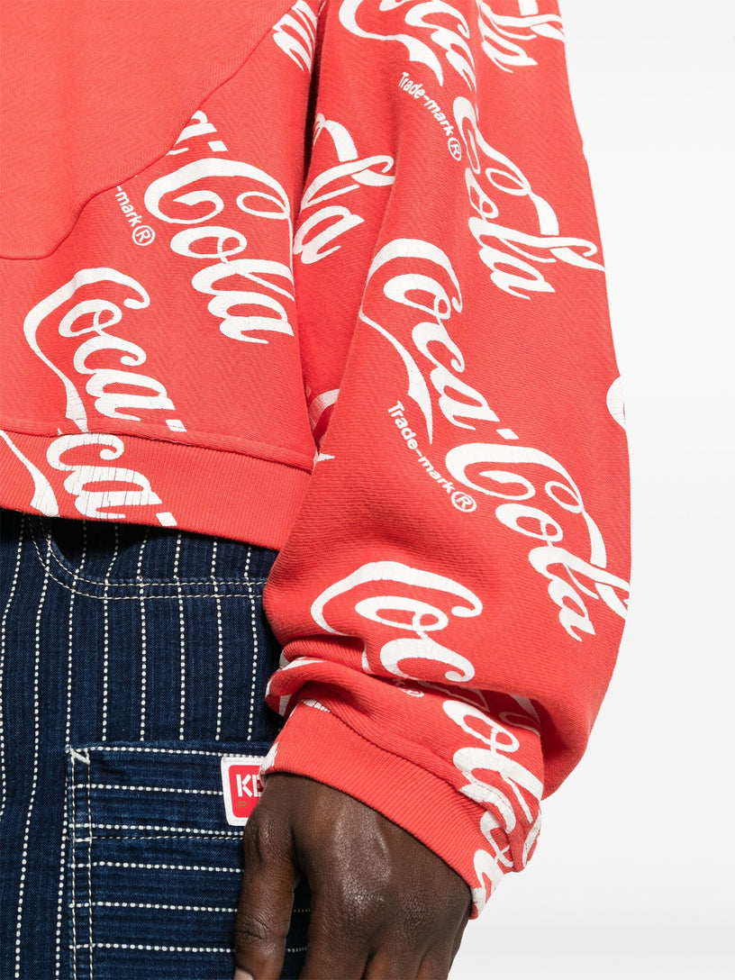 Hoodie with Coca Cola print