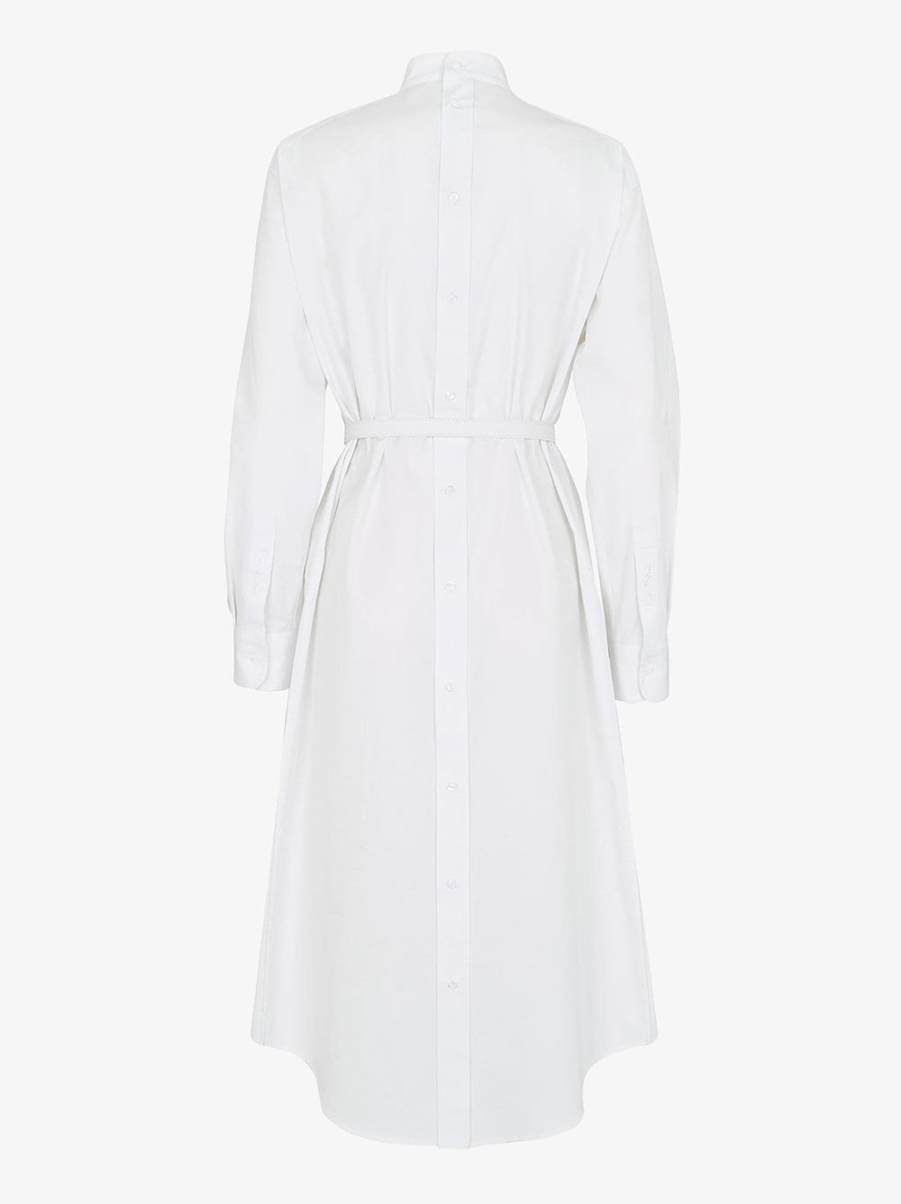 White poplin dress