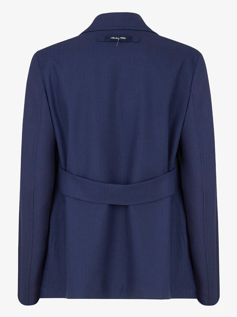 Blue wool jacket