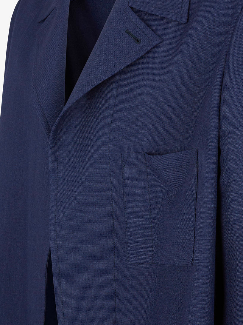 Blue wool jacket