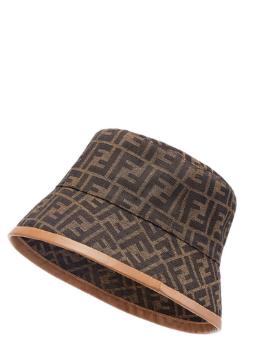Hat in FF jacquard fabric