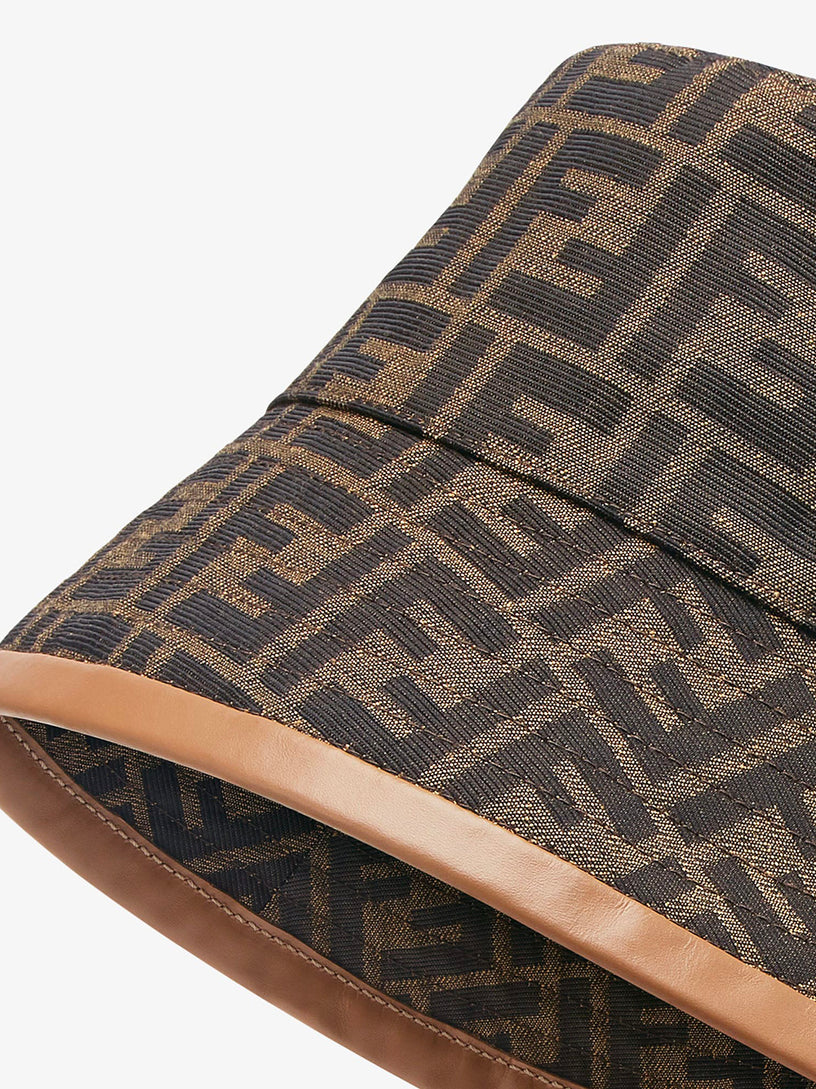 Hat in FF jacquard fabric