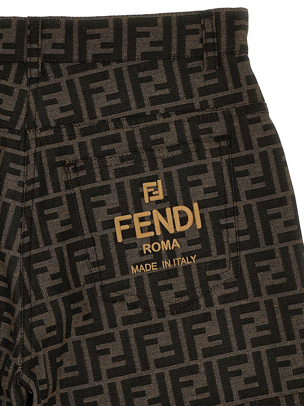Knitted dress for girls with FF motif