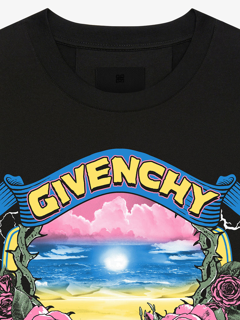 GIVENCHY 4World tour oversized t-shirt in cotton