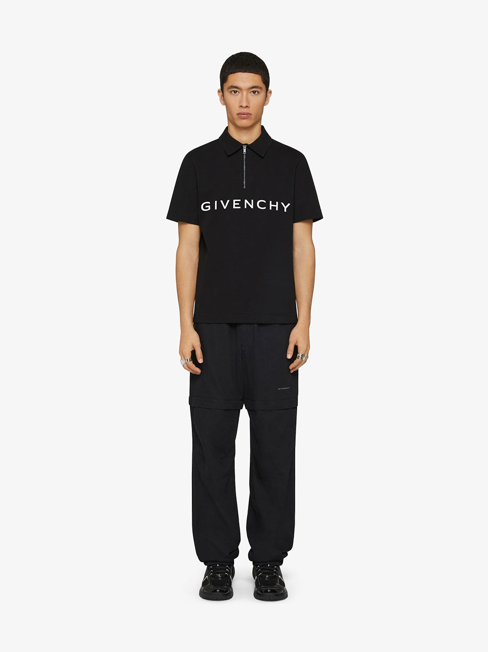 GIVENCHY Archetype zipped polo shirt