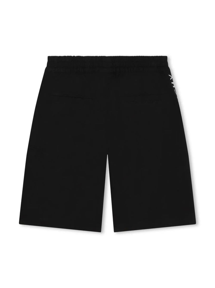 Logo-tape bermuda shorts