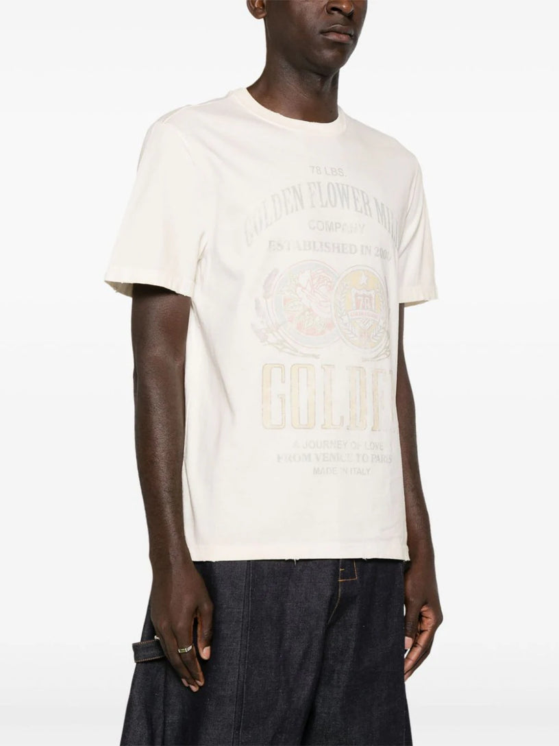 Golden Flower Mills Watercolour T-shirt