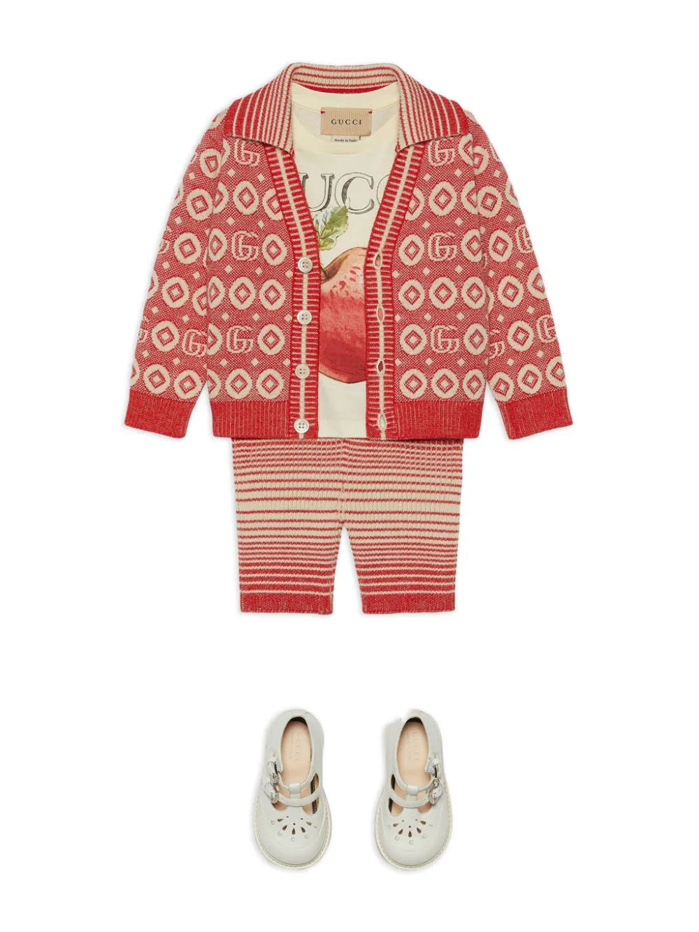 Peter Rabbit x Gucci T-shirt Gucci Kids Bianco | Grifo210