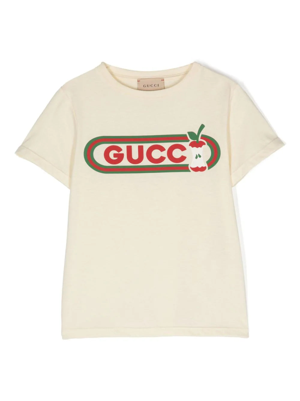 Apple T-shirt Gucci Kids Bianco | Grifo210